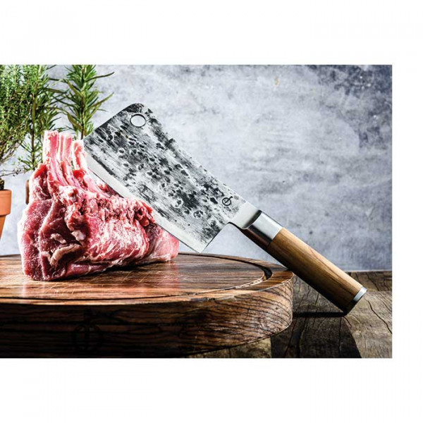 Cuchillo de carnicero, cuchillo de carne, cuchillos de cocina forjados,  cuchillo de hacha, cuchillo de chef