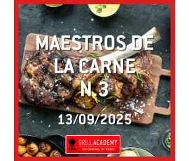Curso Weber Grill Academy MAESTROS DE LA CARNE N.3 - 13 DE SETIEMBRE