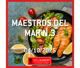 Curso Weber Grill Academy MAESTROS DEL MAR N.3 - 4 DE OCTUBRE