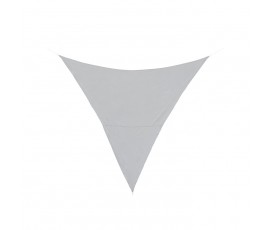 Toldo vela triángulo 3.6x3.6m, color gris