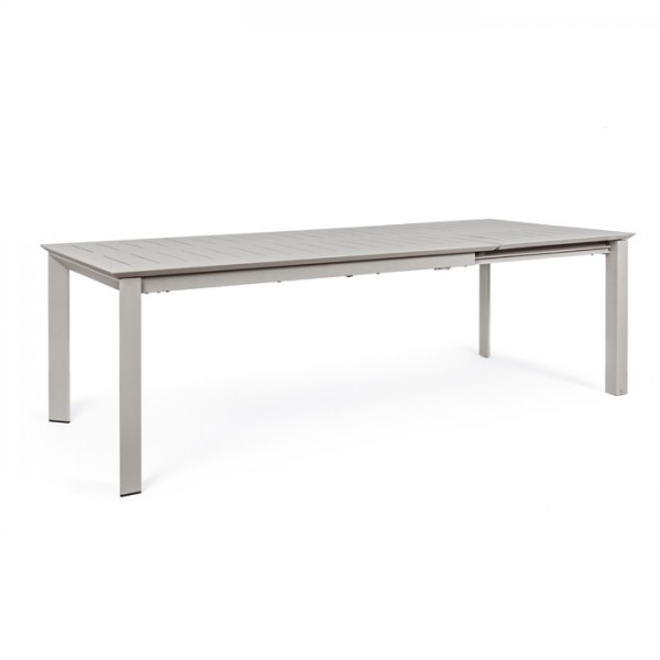 Mesa extensible Konnor 160-240x100, color gris