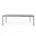 Mesa extensible Konnor 160-240x100, color gris