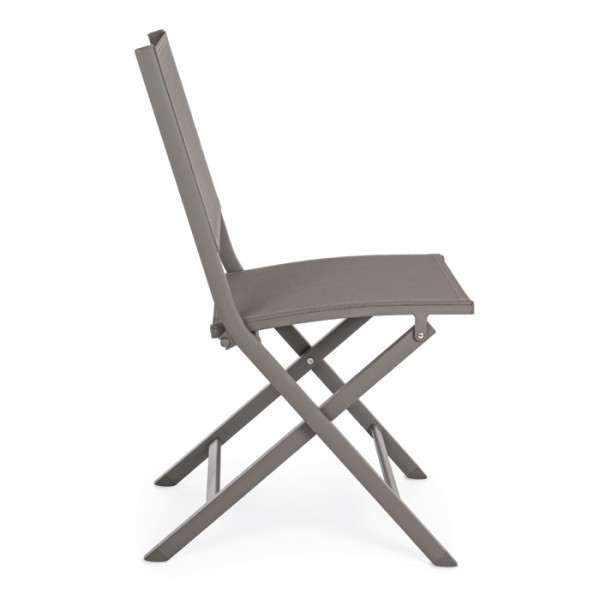 Conjunto Elin mesa 70x70 + 2 sillas, color choco
