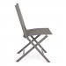 Conjunto Elin mesa 110x70 + 2 sillas, color antracita