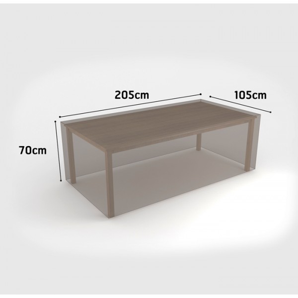 Funda mesa rectangular 205 x 105 x h.70 cm Nortene